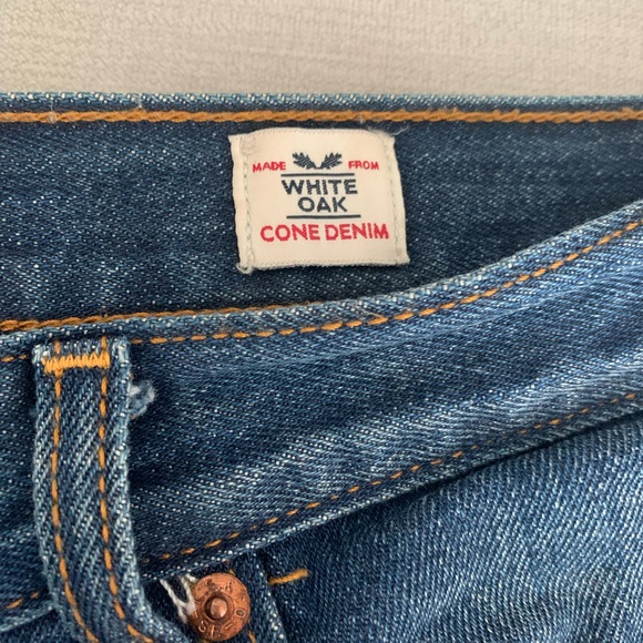 SALE LEVIS. Cropped Straight Leg (White Oak Denim) - Picture 3 of 5